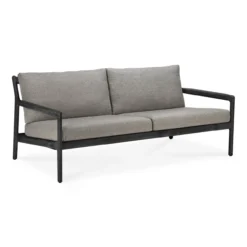 Teak Jack sofa 180cm - outdoor - zwart - mocha