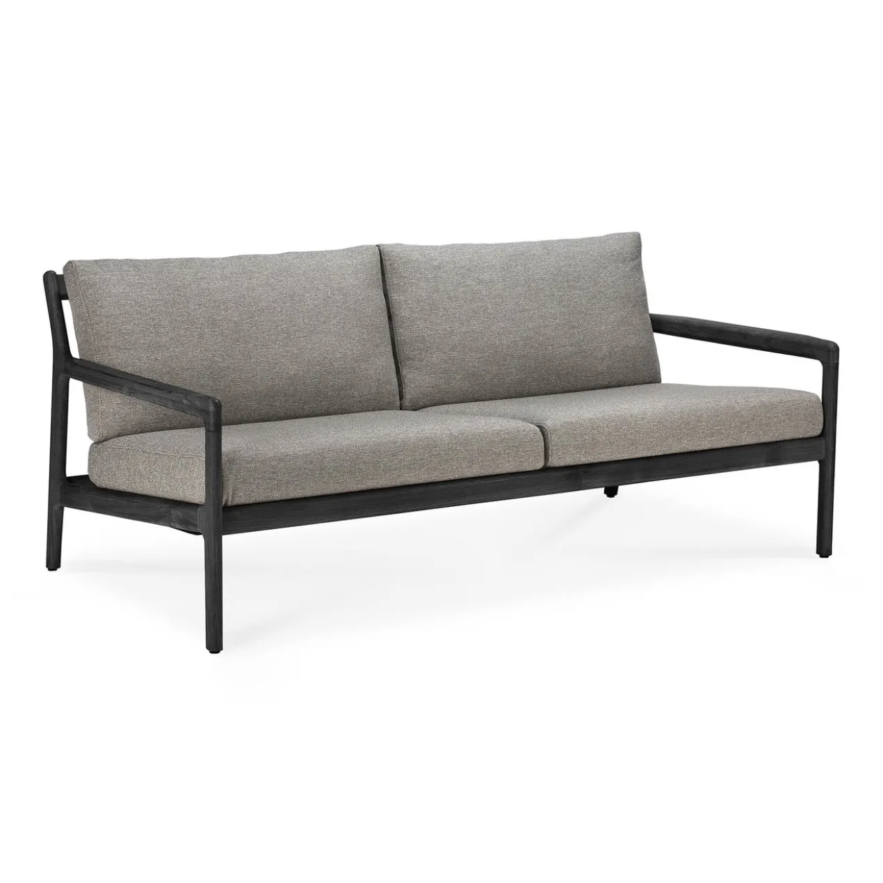Teak Jack sofa 180cm - outdoor - zwart - mocha