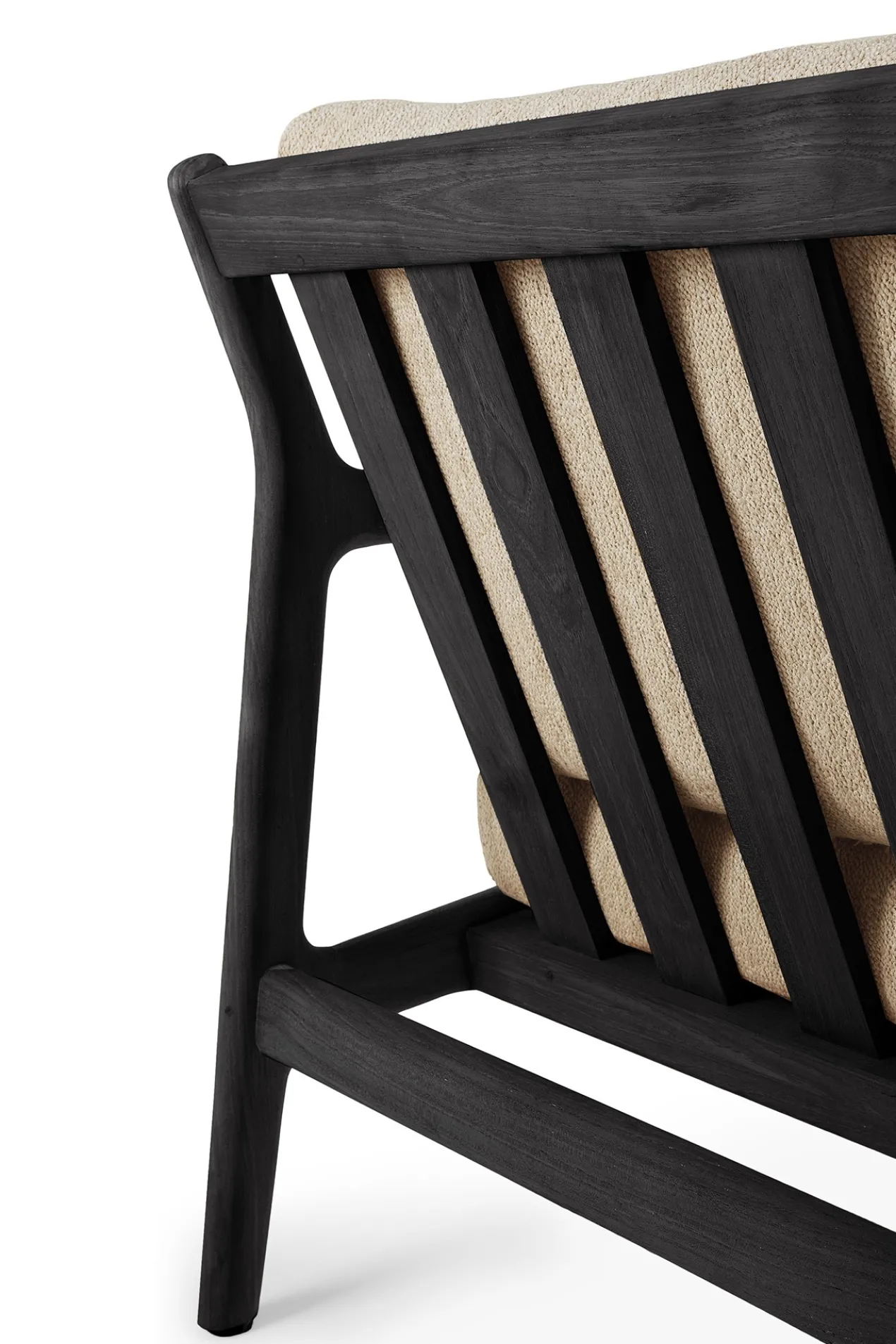 Teak Jack sofa 180cm - outdoor - zwart - naturel