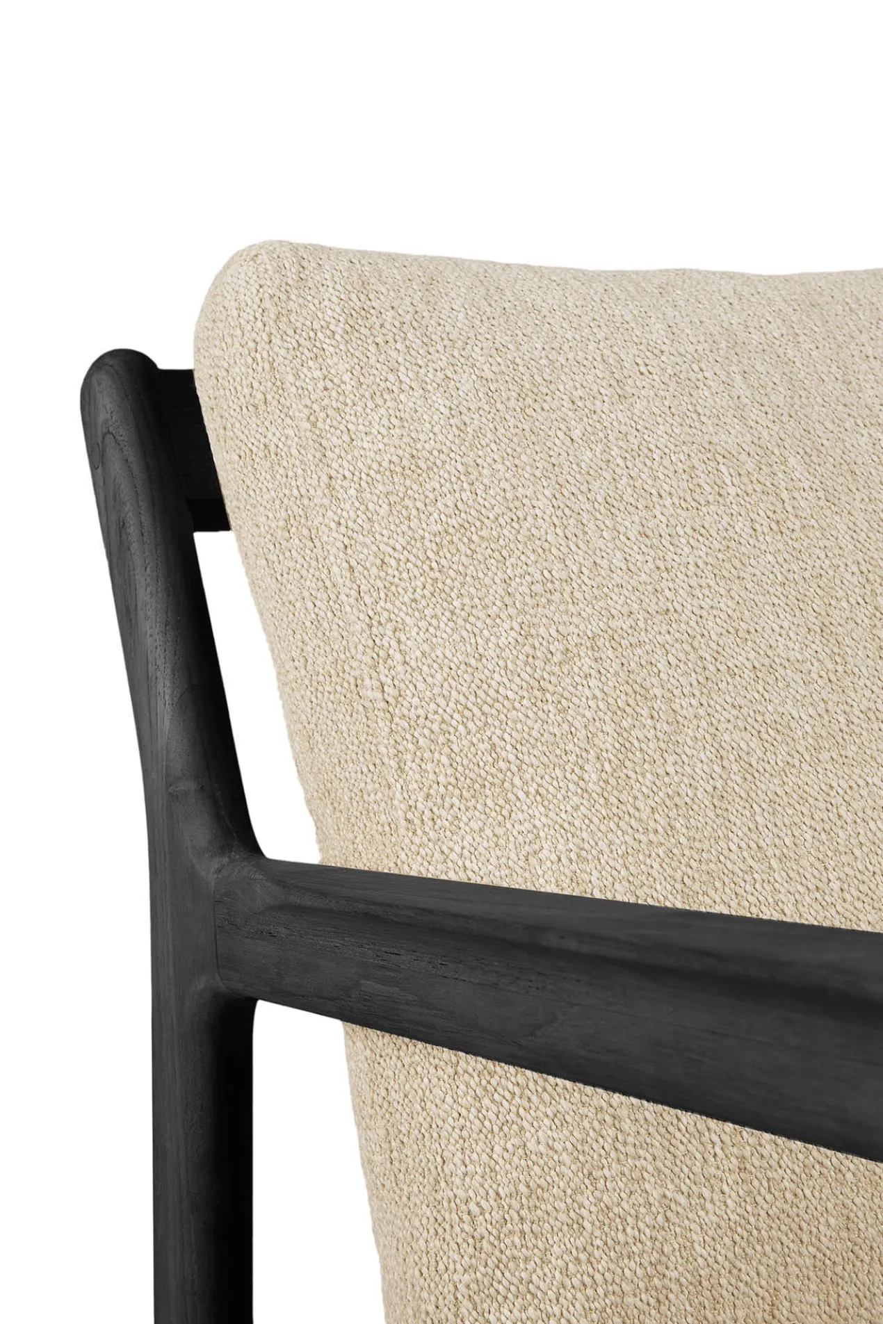 Teak Jack sofa 180cm - outdoor - zwart - naturel