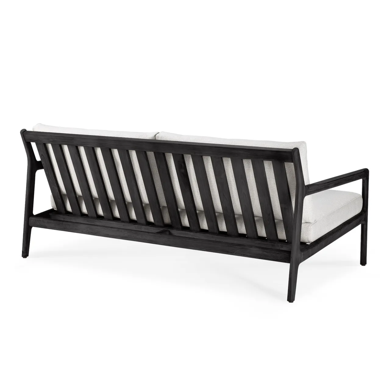Teak Jack sofa 180cm - outdoor- zwart - off white