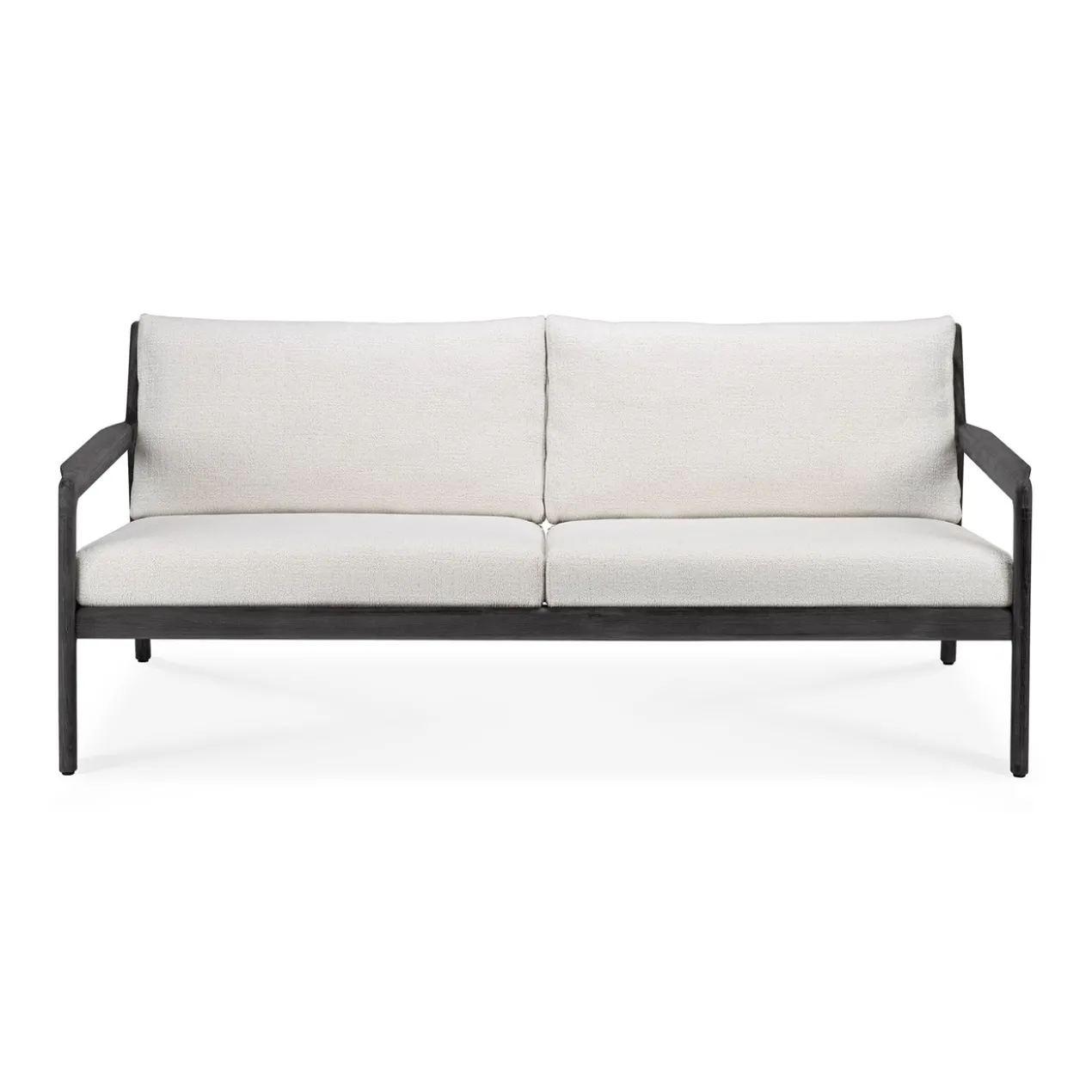 Teak Jack sofa 180cm - outdoor- zwart - off white