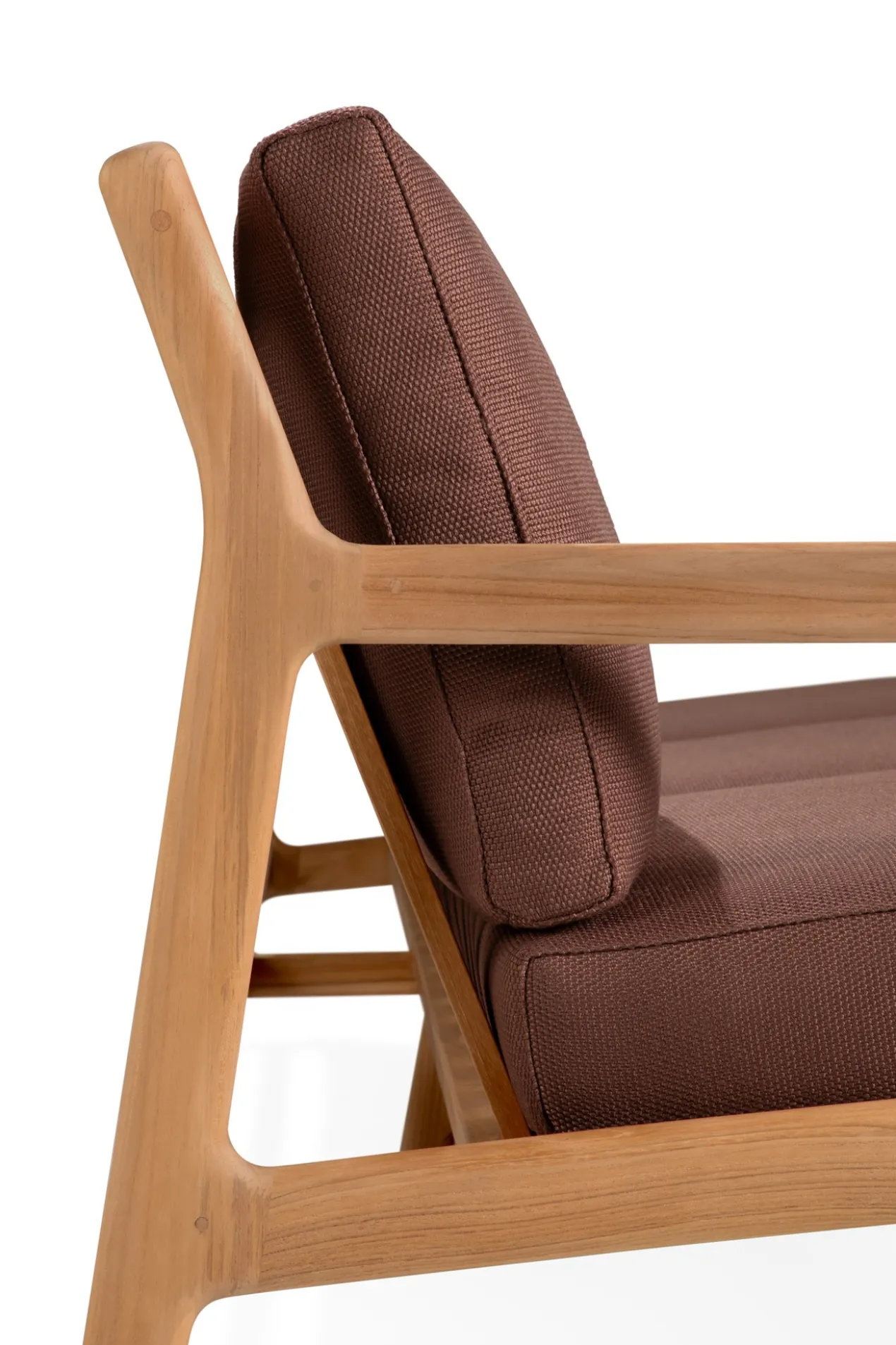 Teak Jack sofa 265 - outdoor - burgundy
