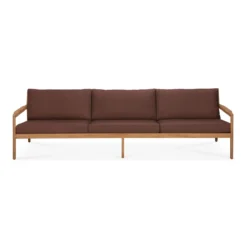 Teak Jack sofa 265 - outdoor - burgundy