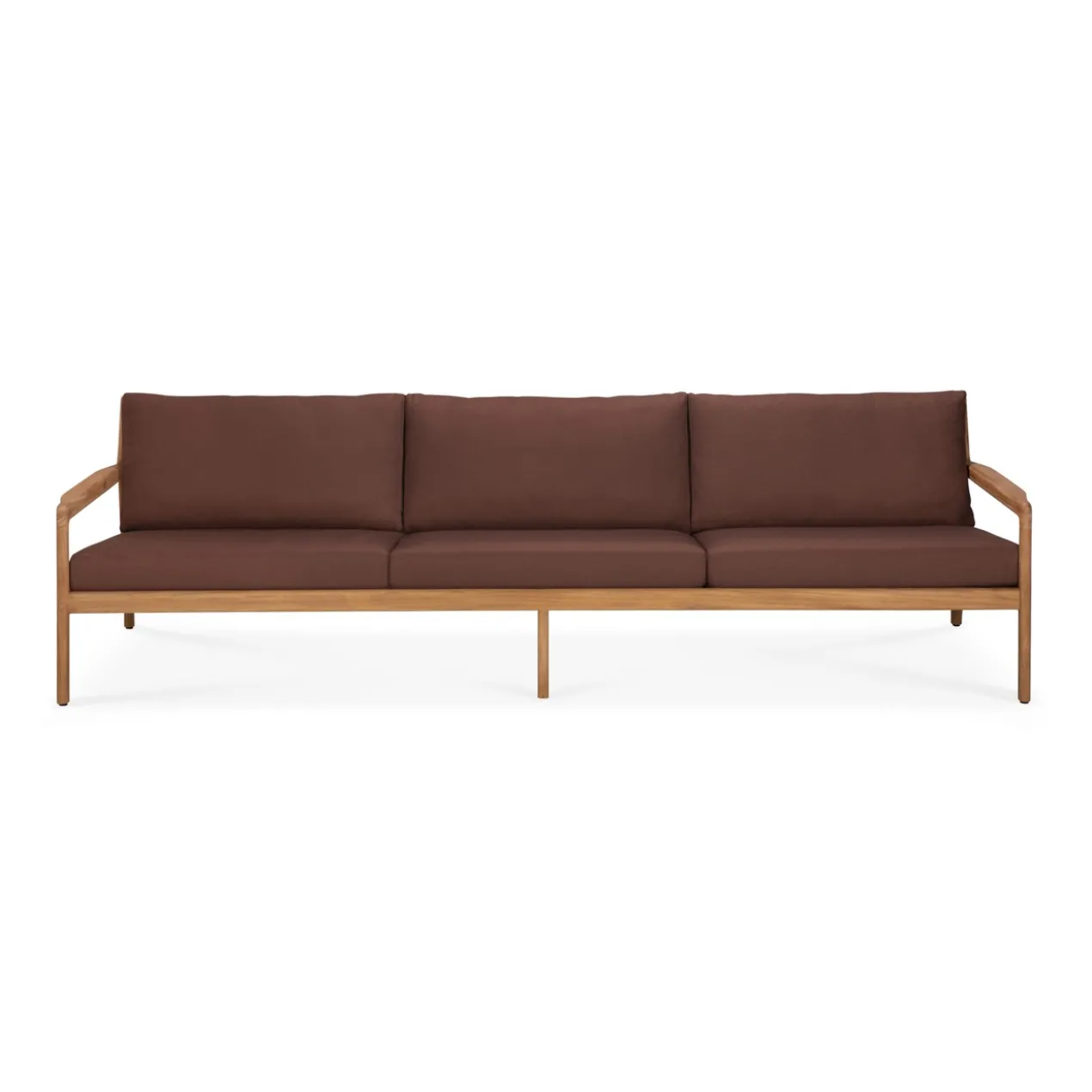 Teak Jack sofa 265 - outdoor - burgundy