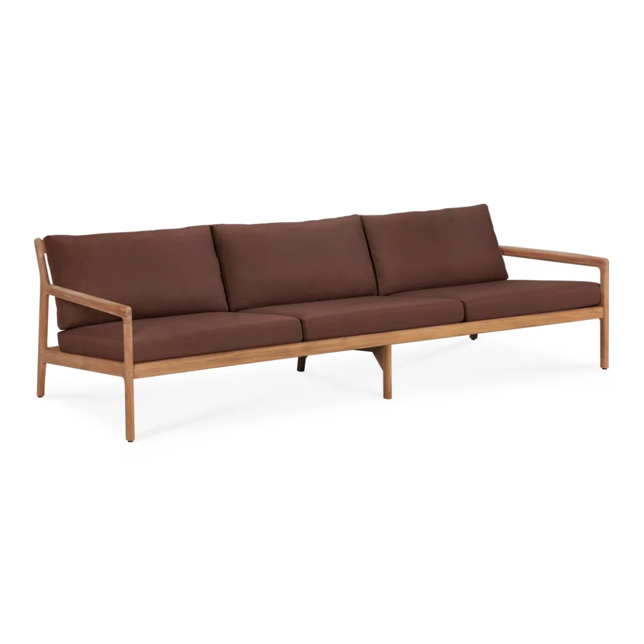 Teak Jack sofa 265 - outdoor - burgundy