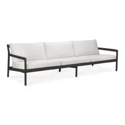 Teak Jack sofa 265 - outdoor - zwart - off white