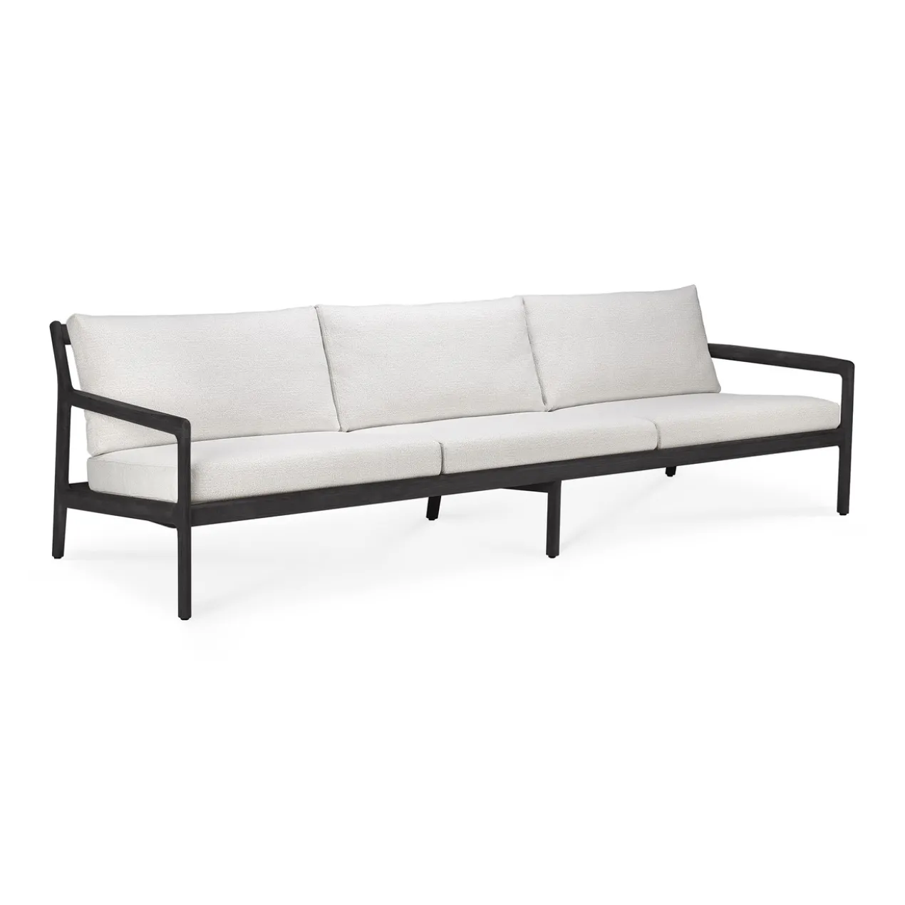 Teak Jack sofa 265 - outdoor - zwart - off white