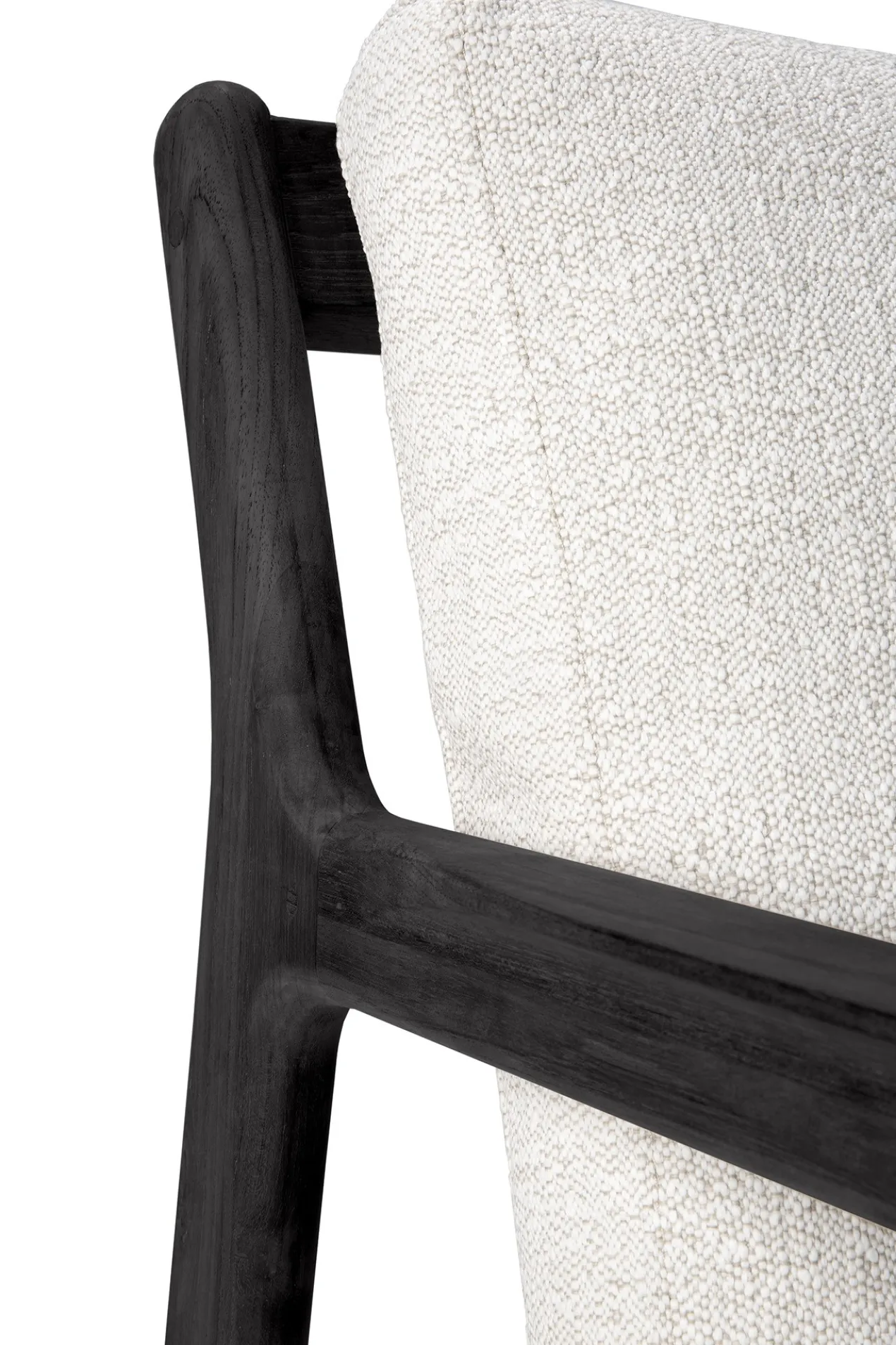 Teak Jack sofa 265 - outdoor - zwart - off white