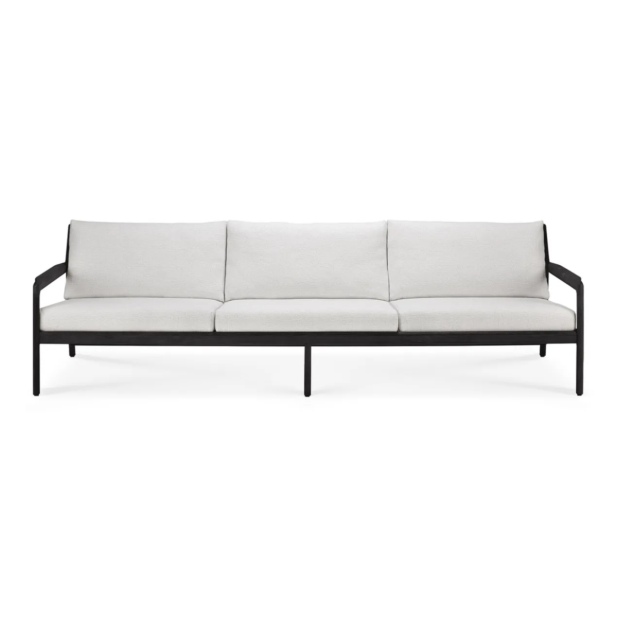 Teak Jack sofa 265 - outdoor - zwart - off white
