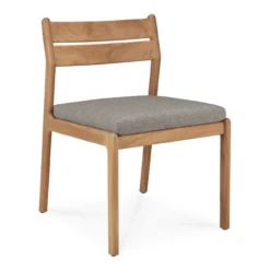 Teak Jack stoel zonder armleuning - outdoor - met mocha kussen