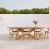 Teak Mikado tuintafel - 203x104