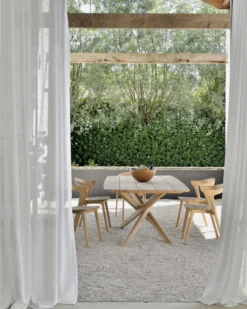 Teak Mikado tuintafel - 203x104