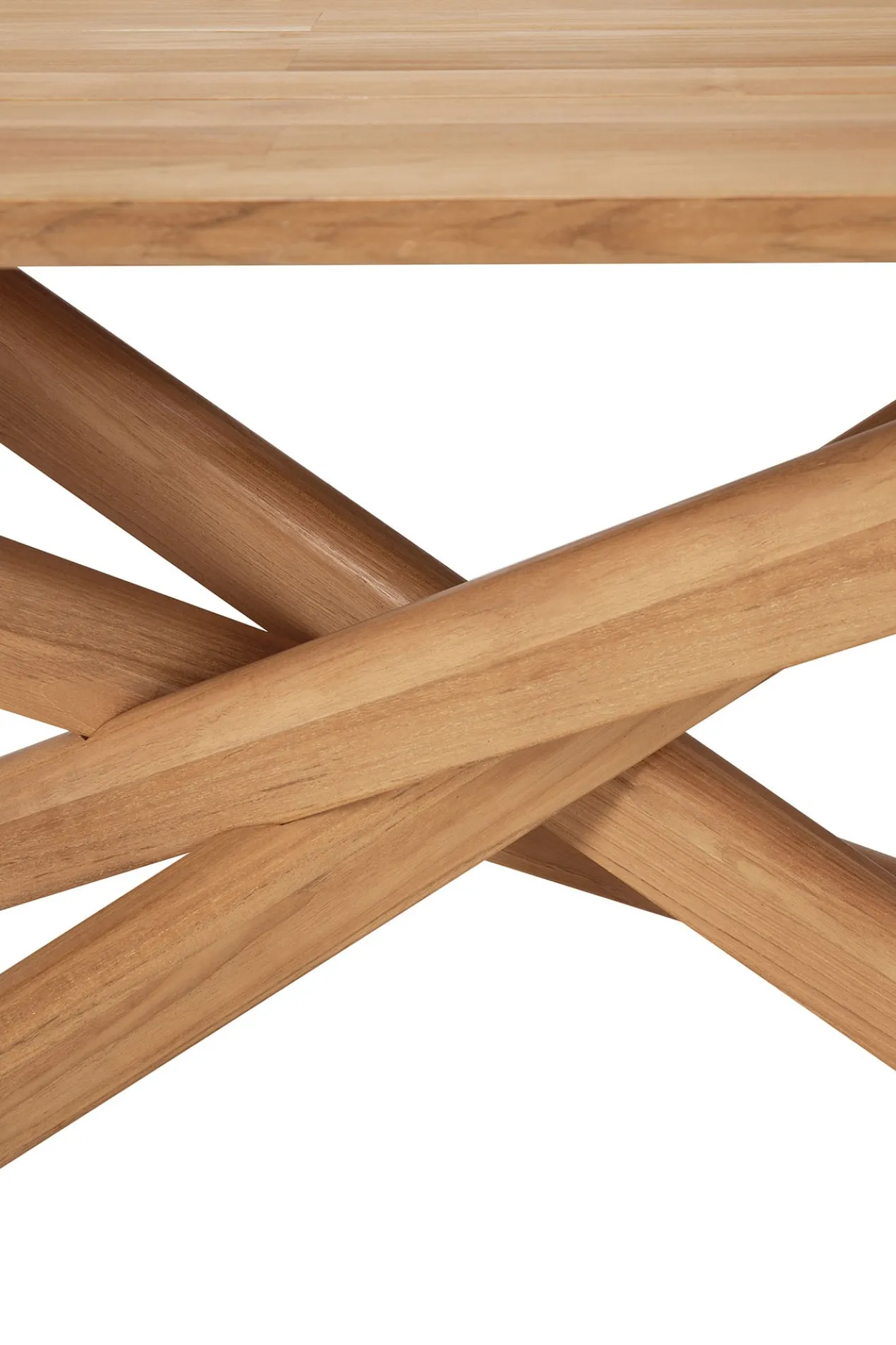 Teak Mikado tuintafel - 203x104