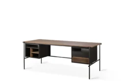 Teak Oscar bureau met laden
