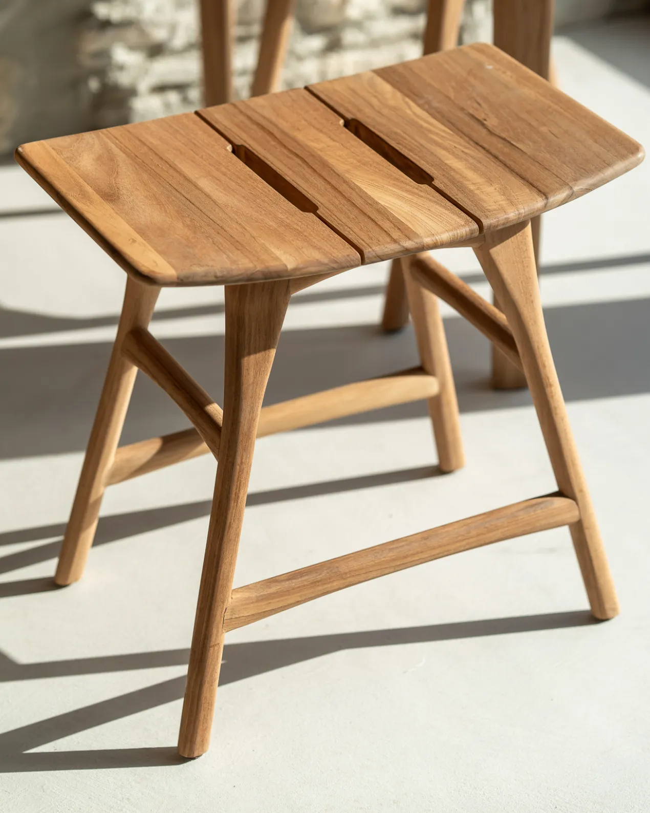 Teak Osso tuinkruk 45 - met mocha kussen