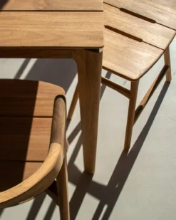 Teak Osso tuinkruk 45 - met mocha kussen