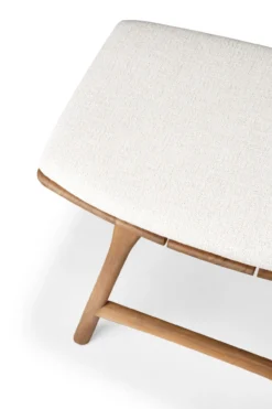 Teak Osso tuinkruk 45 - met off white kussen