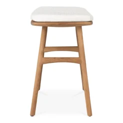 Teak Osso tuinkruk 45 - met off white kussen