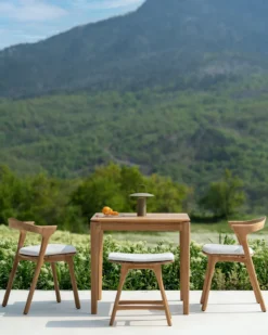 Teak Osso tuinkruk 45 - met off white kussen
