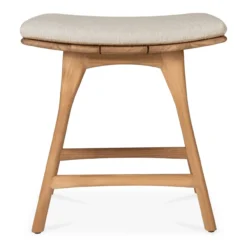 Teak Osso tuinkruk 45 - naturel kussen