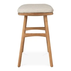 Teak Osso tuinkruk 45 - naturel kussen