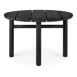 Teak Quatro koffietafel - 68cm - zwart