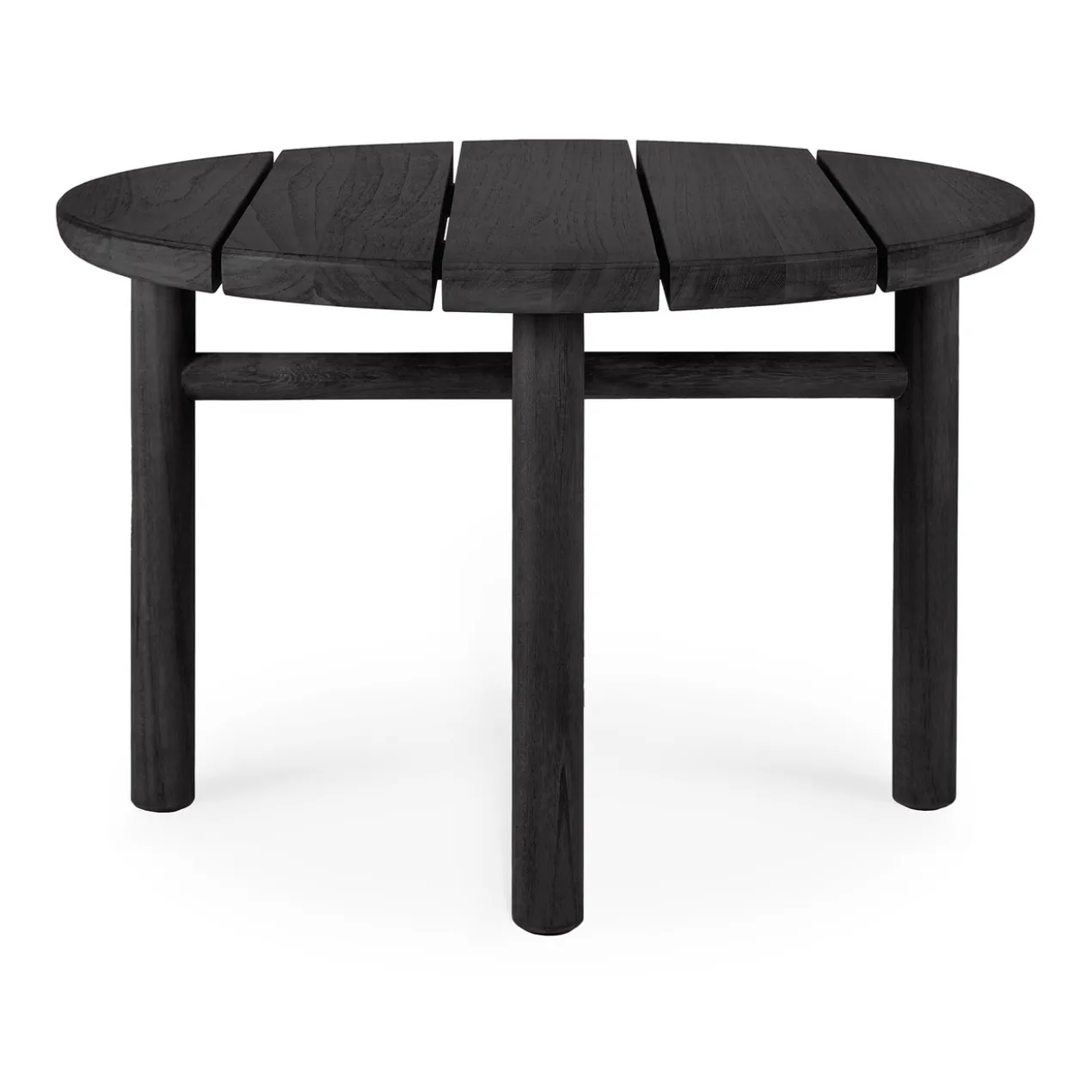 Teak Quatro koffietafel - 68cm - zwart