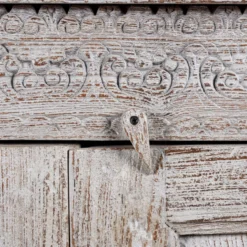 Thanjavur - Handgesneden Mangohouten Dressoir