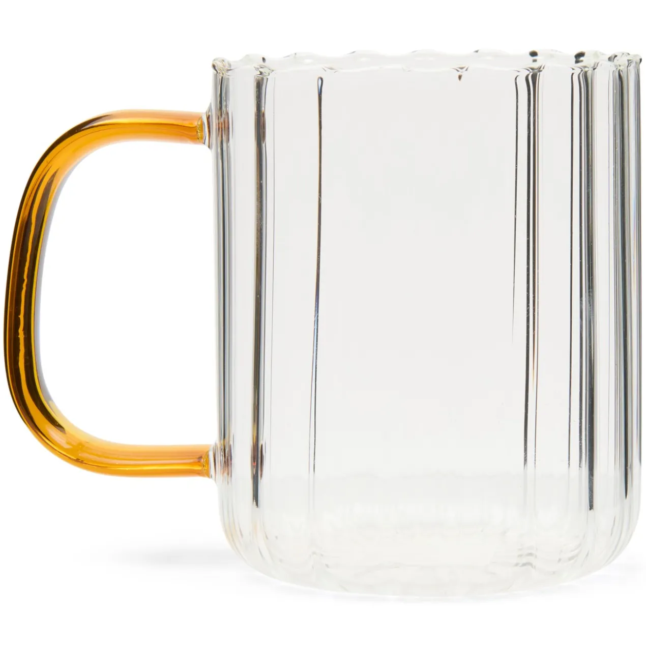Theeglas Meghan 400 ml transparent/amber