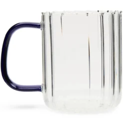 Theeglas Meghan 400 ml transparent/cobalt