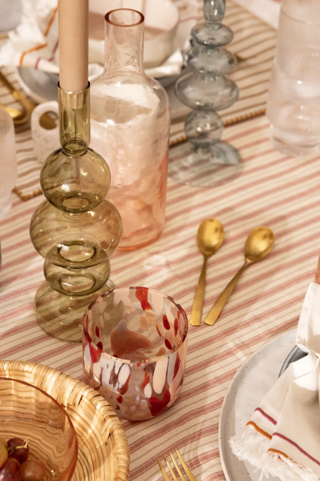 Theelepels Noma champagne - set van 6