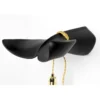 The tail will follow wall lamp black