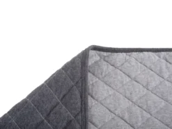 Throw Diamonds quilted cotton dark grey