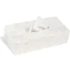 Tissue doos Parelmoer wit