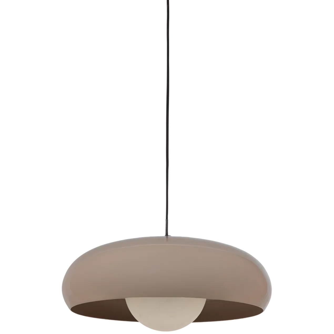 Tivo hanglamp rond metaal hoogglans zand