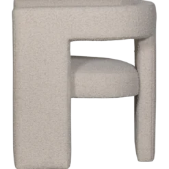 Tiwa fauteuil boucle beige