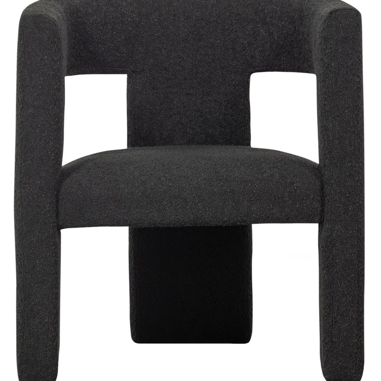 Tiwa fauteuil boucle donkergrijs