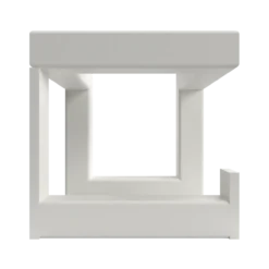 TLF toiletrolhouder Brooklyn Wit 11x11x11 cm