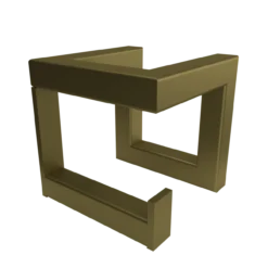 TLF toiletrolhouder Brooklyn Goud 11x11x11 cm