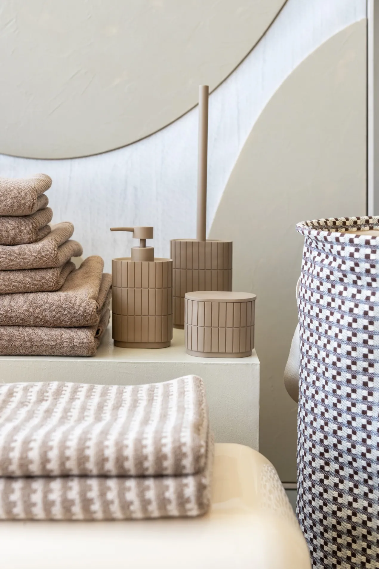 Toiletborstel Mosaic beige