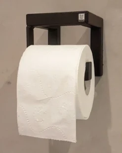 Toiletrolhouder zwart