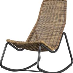 Tom tuin schommelstoel naturel