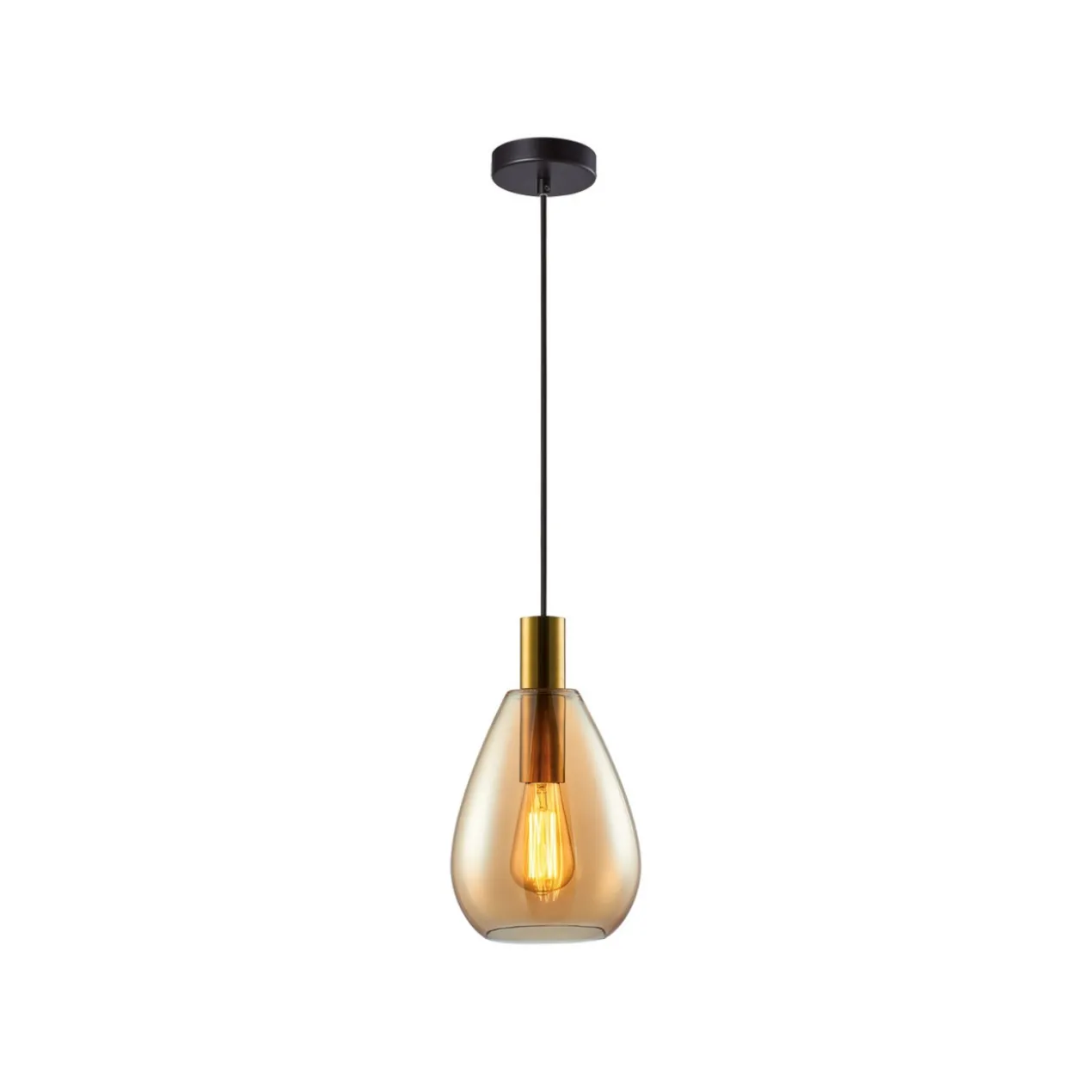 TON HANGLAMP 1-LICHTS GOUD