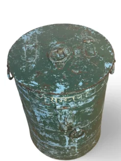 Ton ijzer blauw/groen uniek.