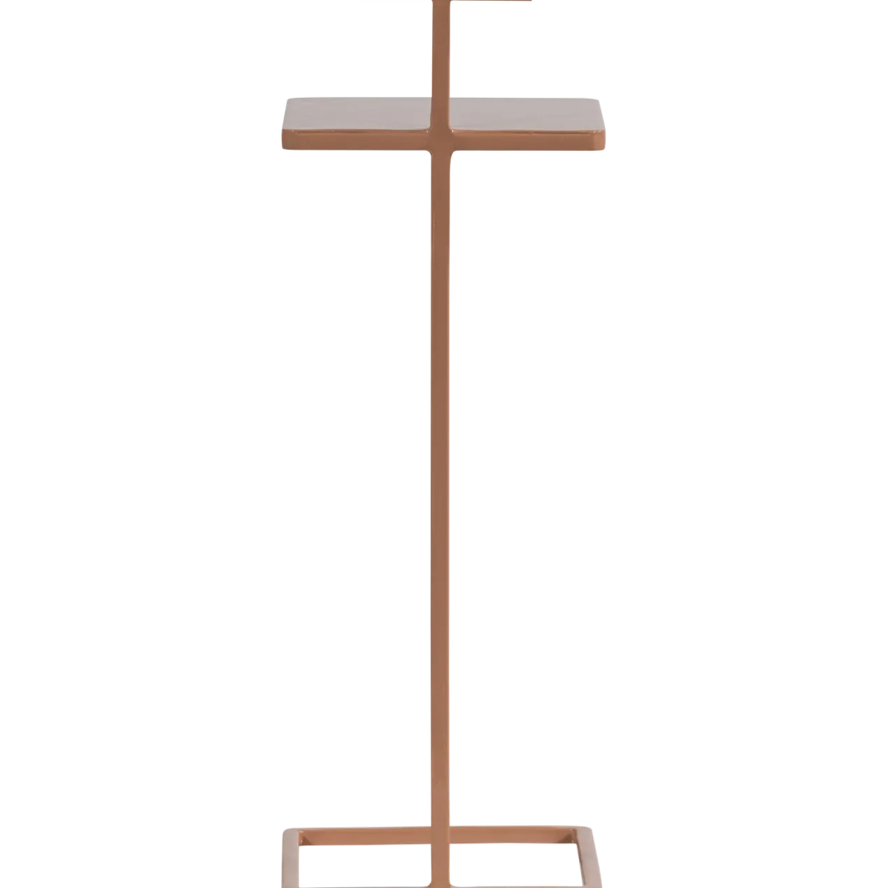 Toste bijzettafel metaal oudroze
