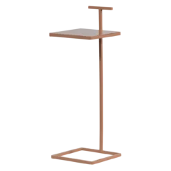 Toste bijzettafel metaal oudroze