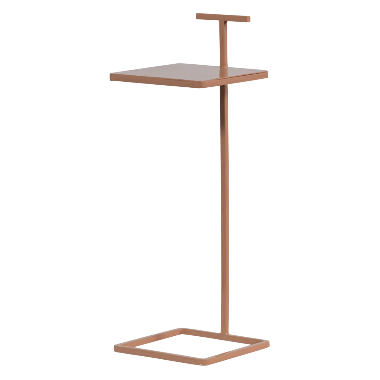 Toste bijzettafel metaal oudroze