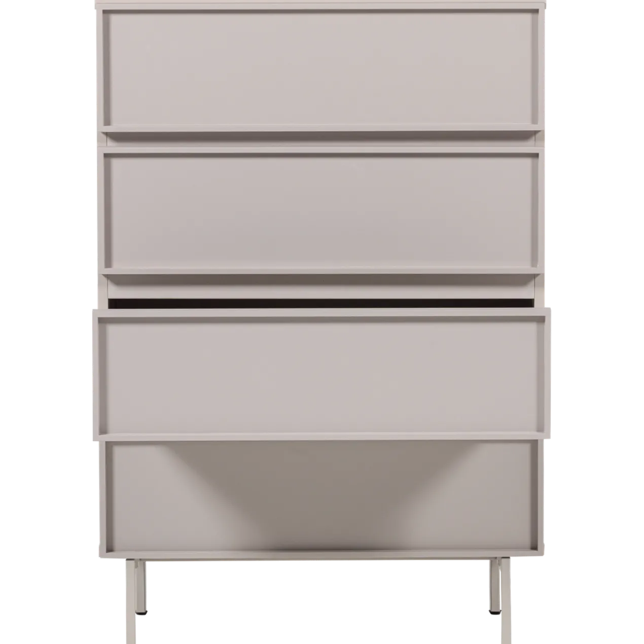Tours ladekast 4 lades melamine/mdf zand