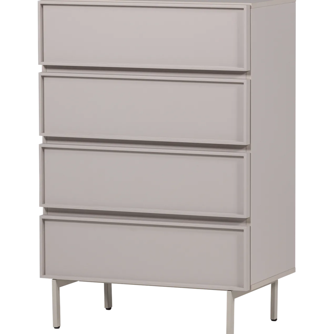 Tours ladekast 4 lades melamine/mdf zand